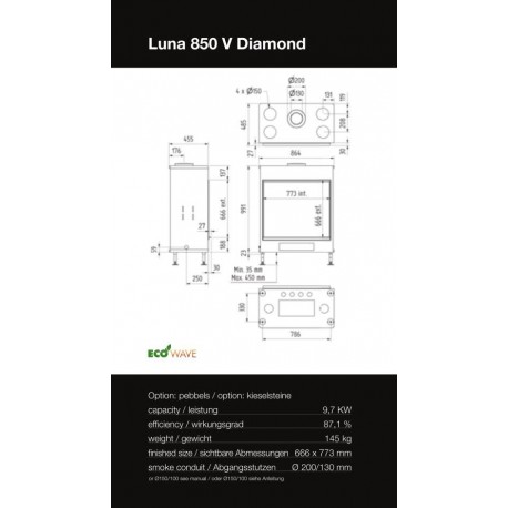 LUNA 850 V DIAMOND GAS